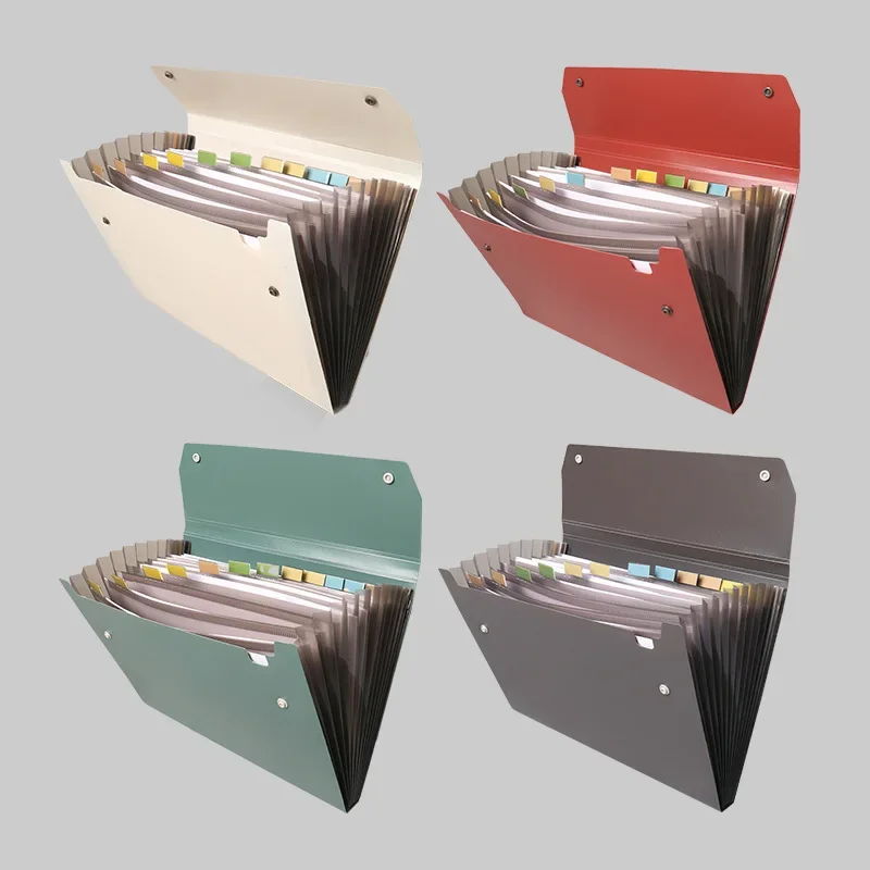 Expandable Accordion File Folder 13 Pockets - 13-kieszeniowy organizer na dokumenty w formacie