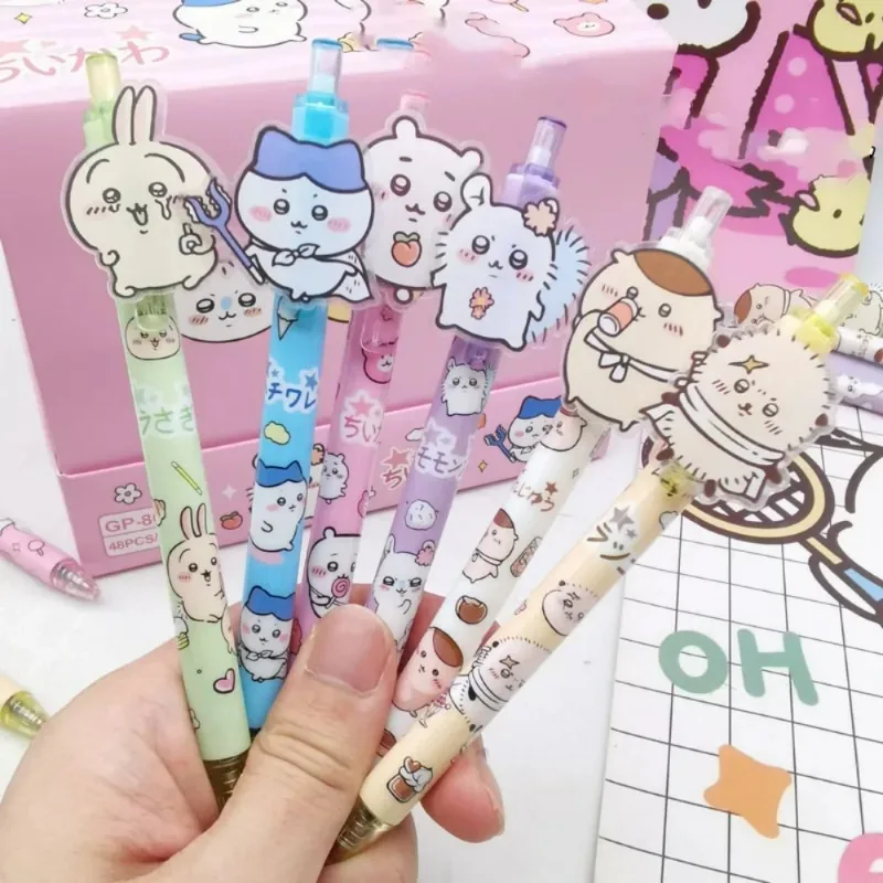 School Supplies - Żelowe długopisy Kawaii Chiikawa, 0,5 mm,