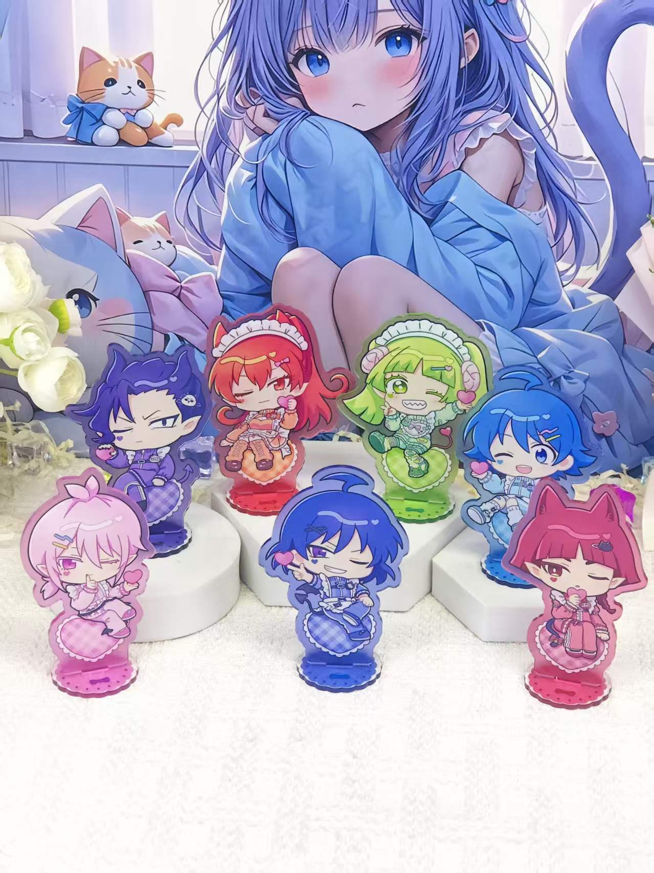 Desk Accessories - Zestaw akrylowych figurek Iruma-kun w stylu