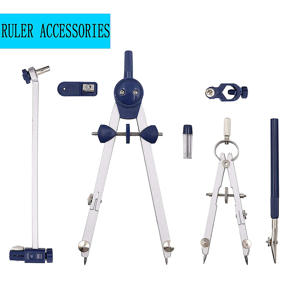 Kompas kreślarski A46M-9Pc do  – Math Geometry Set With Compass recenzja i cena