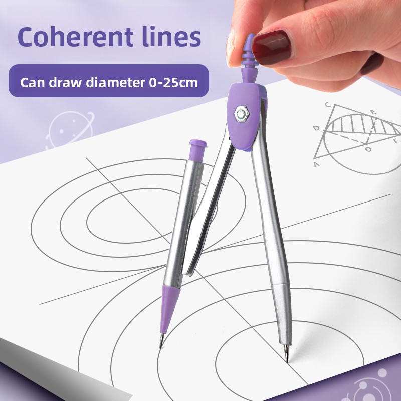 8-częściowy zestaw narzędzi ge – Math Geometry Set With Compass recenzja i cena