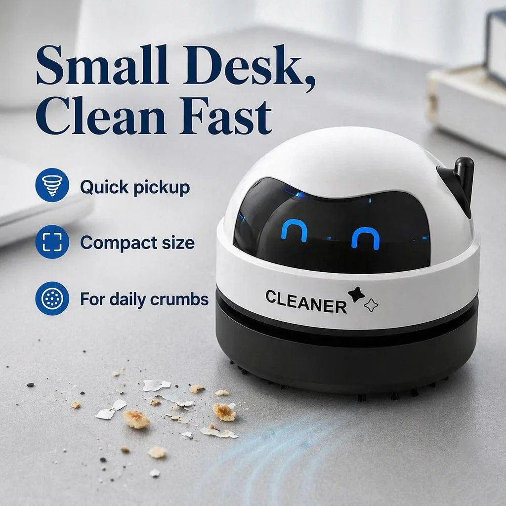 Przenośny, miniaturowy odkurza – Mini Desktop Vacuum Cleaner For Eraser Dust recenzja i cena
